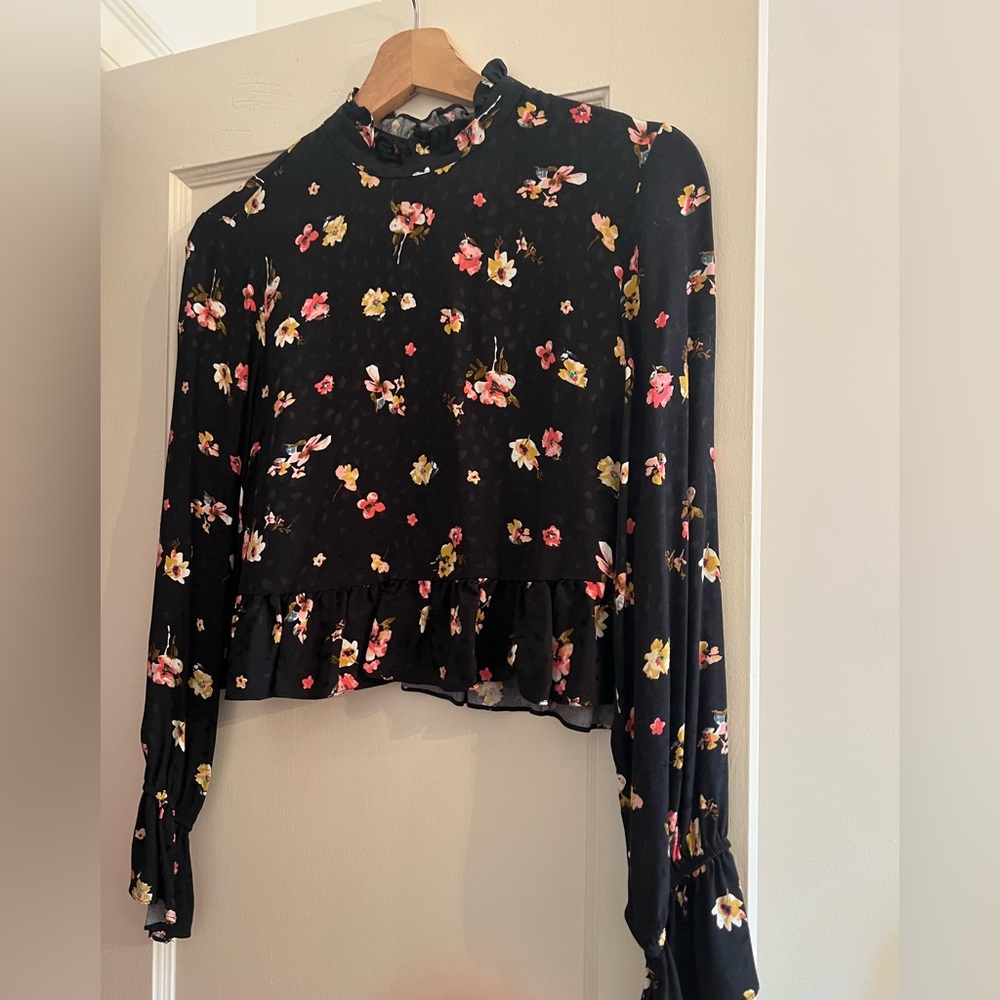 TopShop Floral blouse